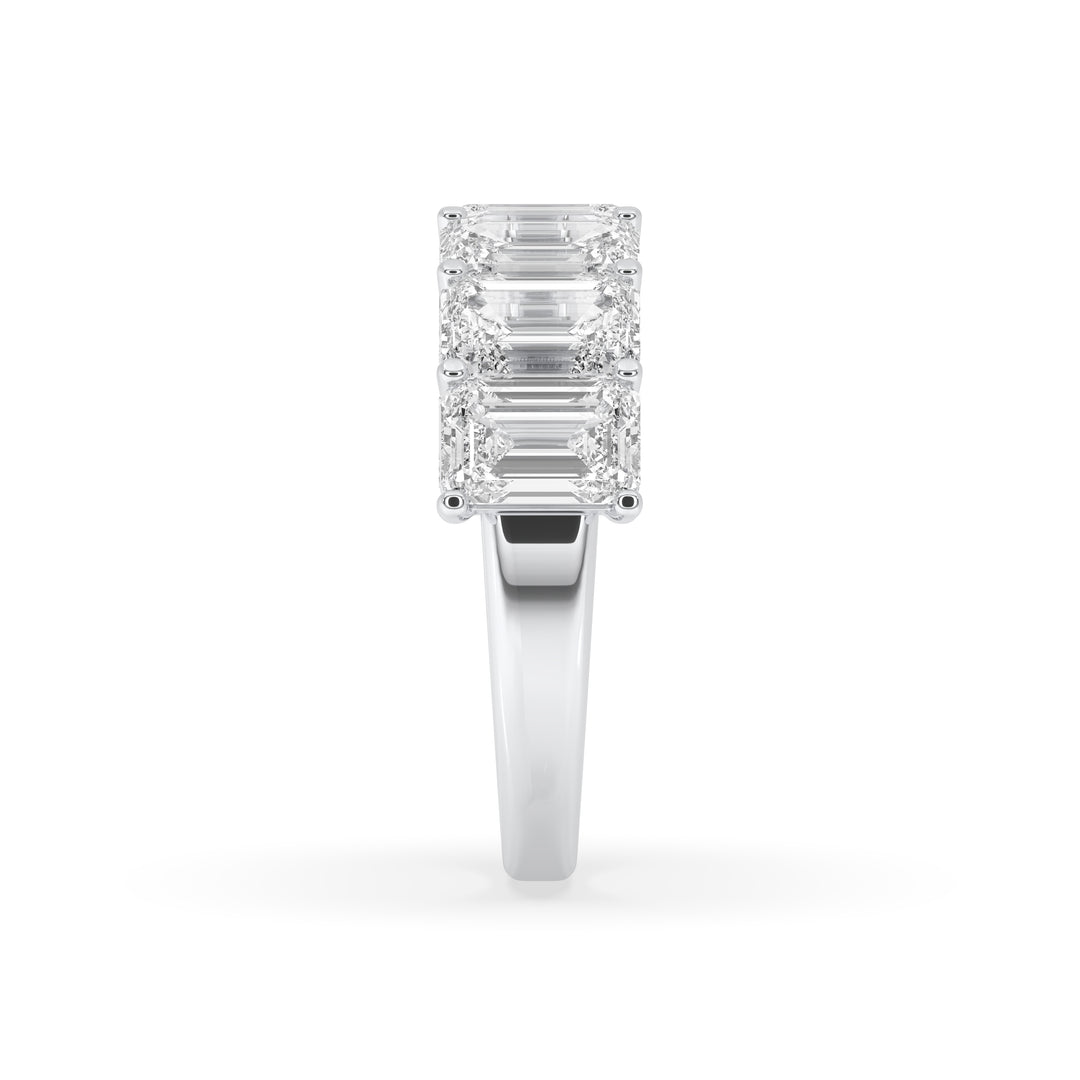 Emerald Cut 7 Stone Ring