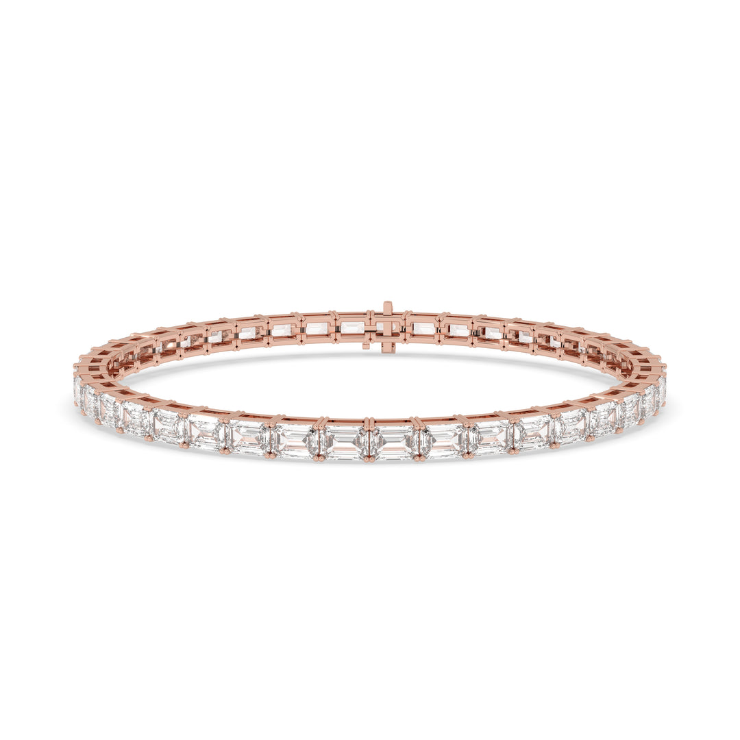 Emerald East-West Tennis Bracelet