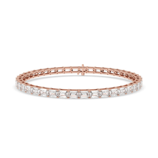 Emerald East-West Tennis Bracelet