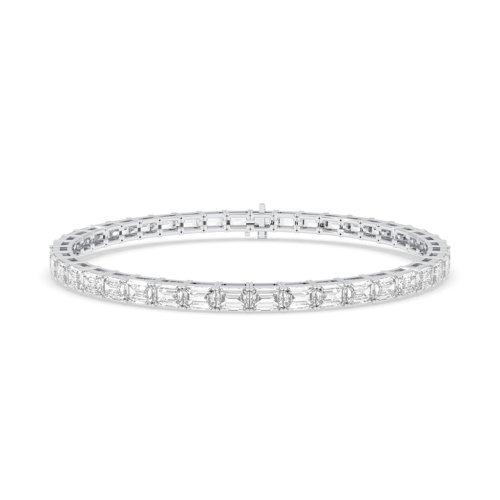 Emerald East-West Tennis Bracelet