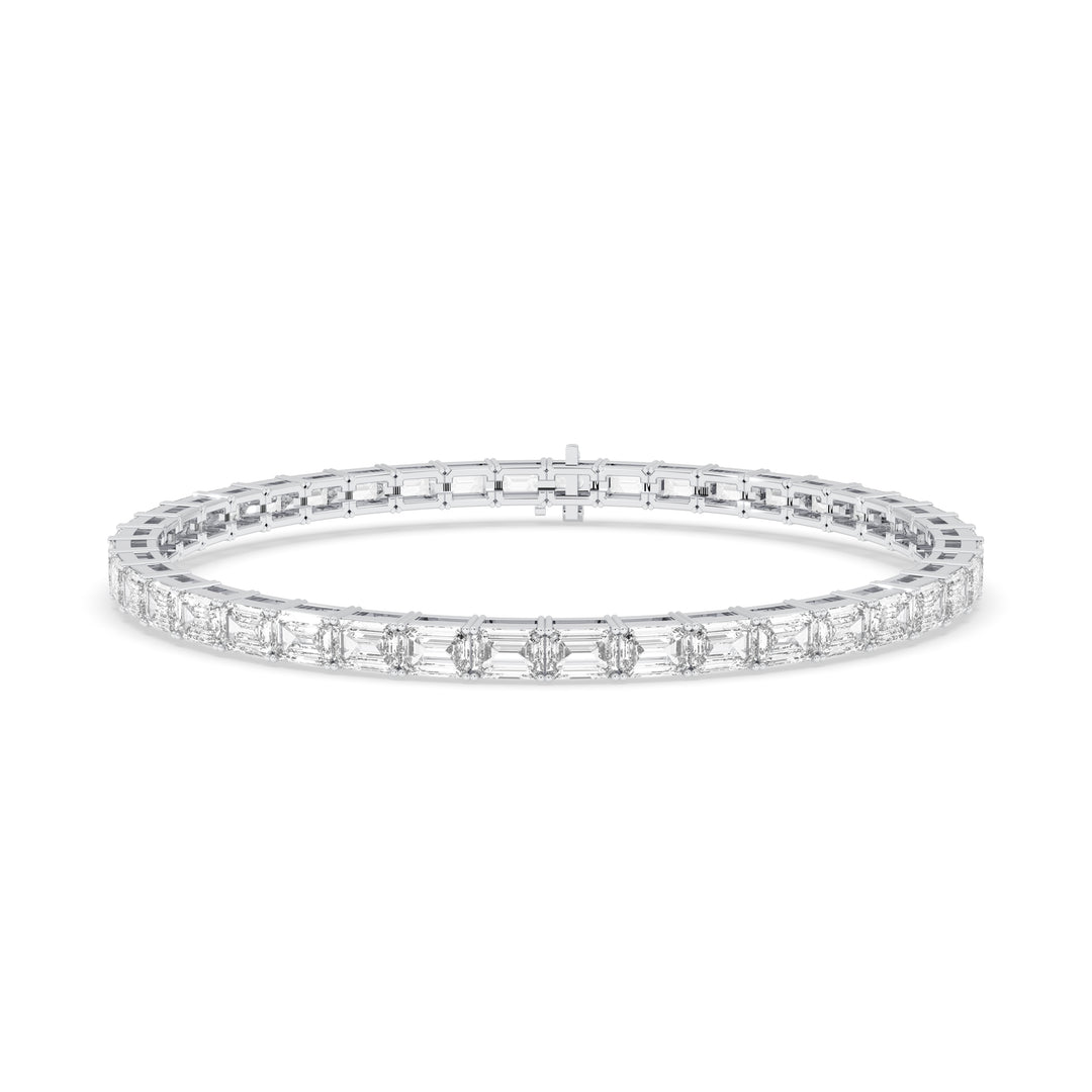 Emerald East-West Tennis Bracelet