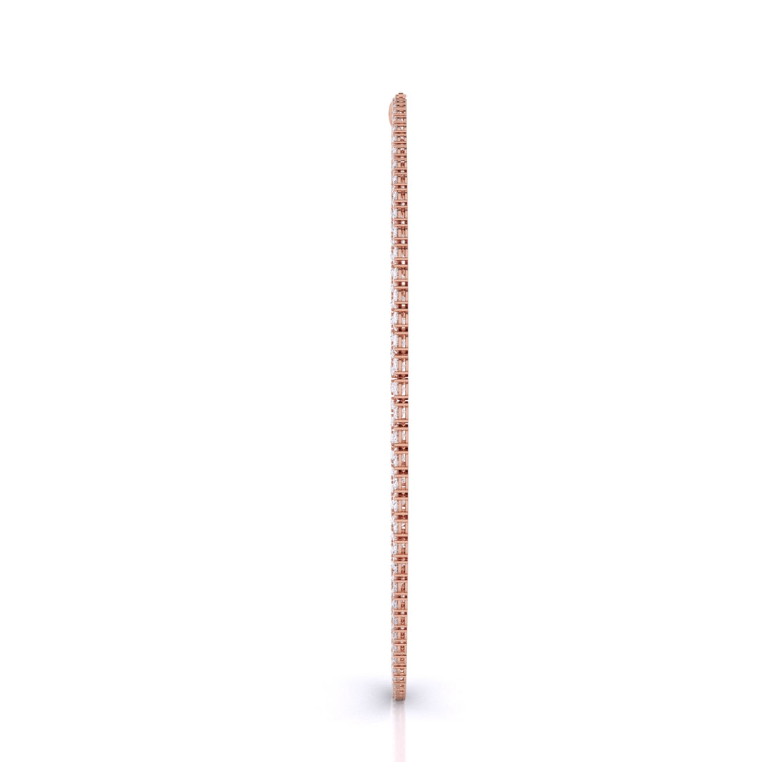Oval Cut Tennis Necklace
