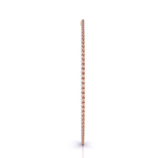Oval Cut Tennis Necklace