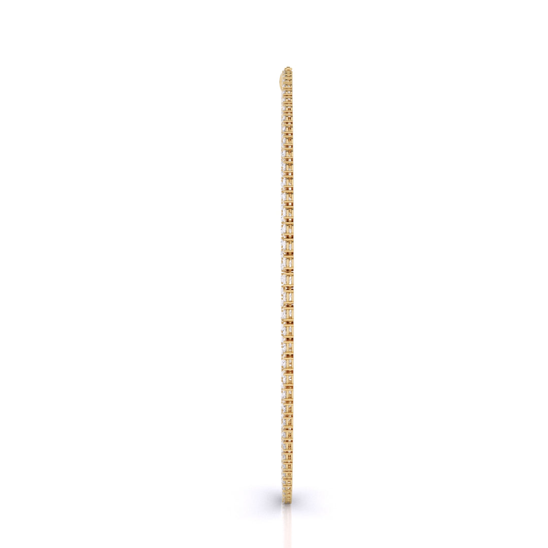 Oval Cut Tennis Necklace