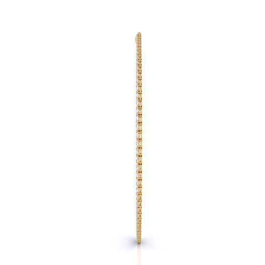Oval Cut Tennis Necklace