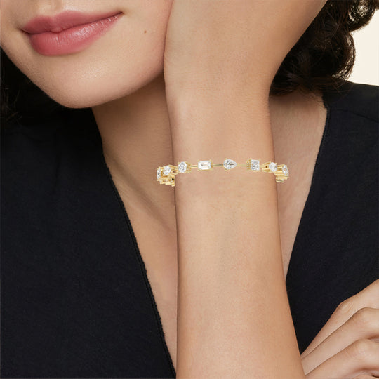 Multi-Shape East-West Tennis Bracelet