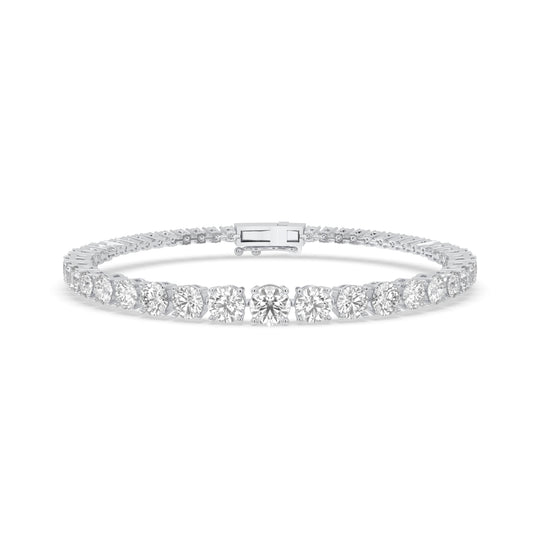 Graduated Diamond Tennis Bracelet