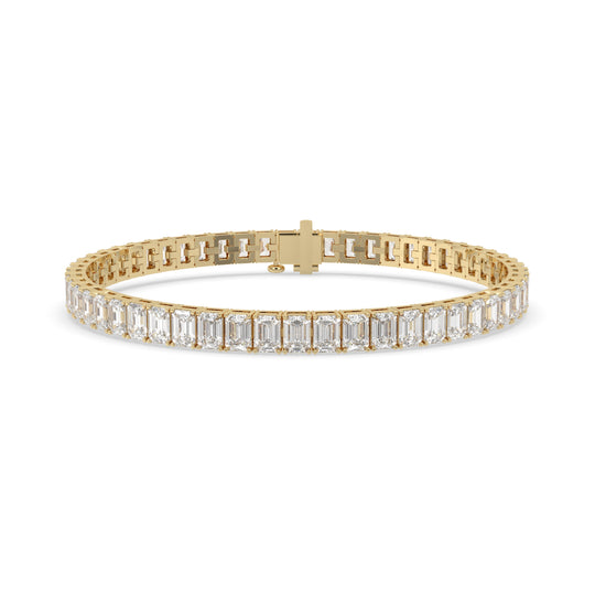 Emerald Diamond Tennis Bracelet