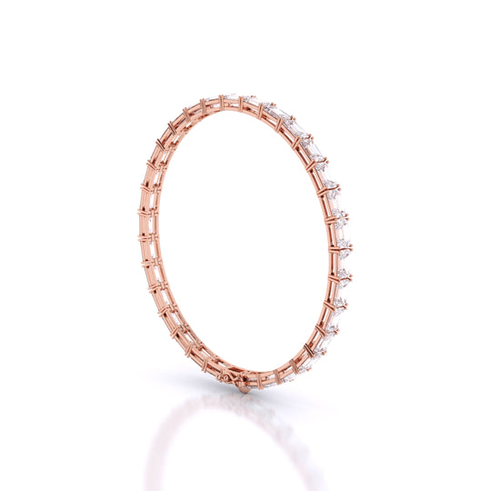 Emerald East-West Tennis Bracelet