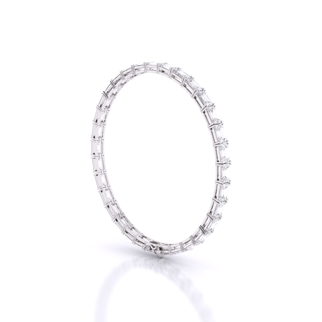 Emerald East-West Tennis Bracelet