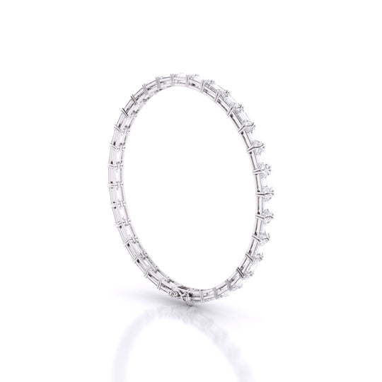 Emerald East-West Tennis Bracelet