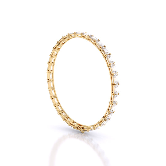 Emerald East-West Tennis Bracelet
