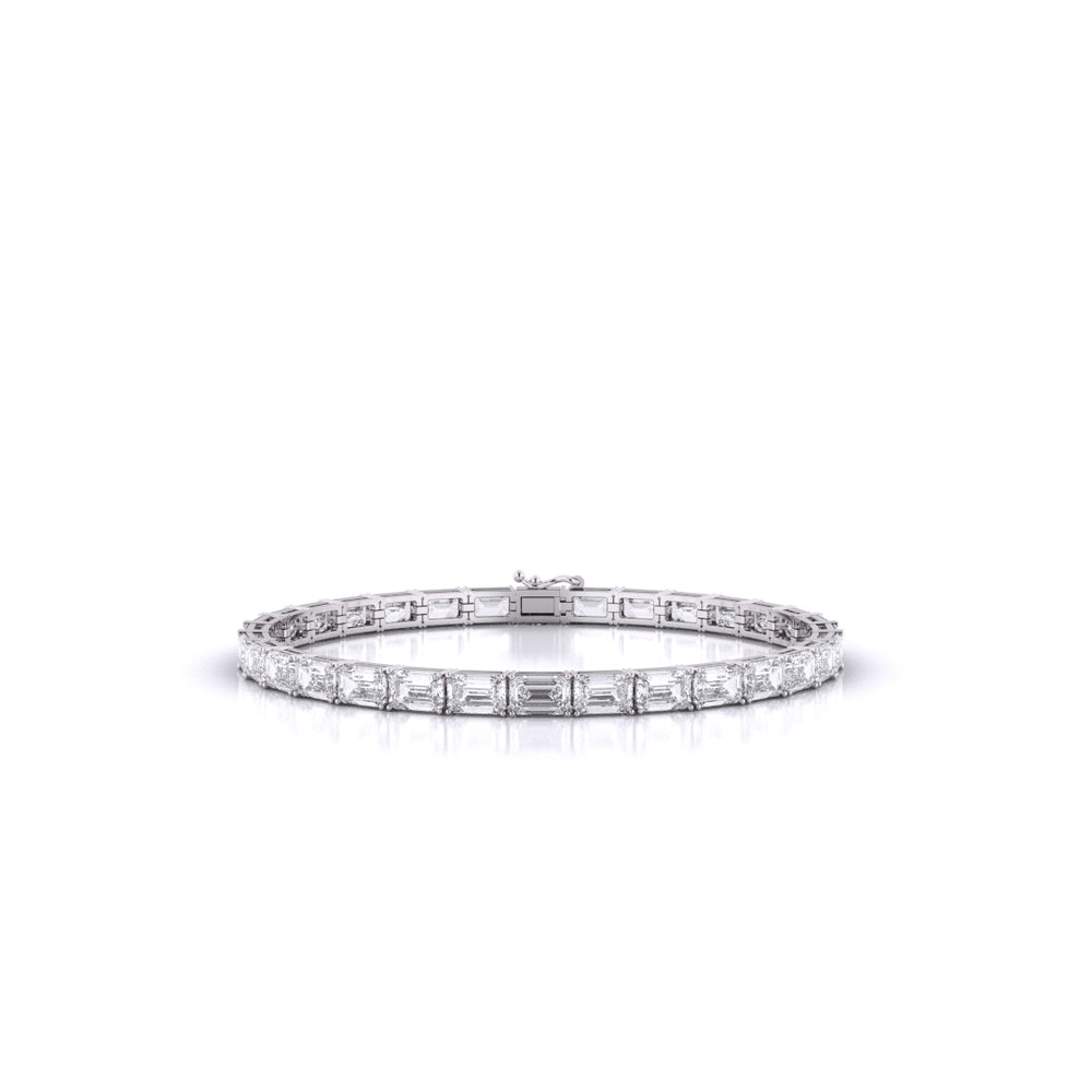 Emerald East-West Tennis Bracelet
