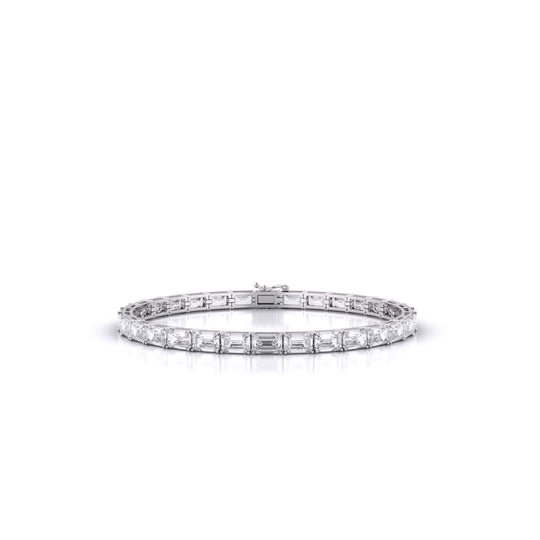 Emerald East-West Tennis Bracelet
