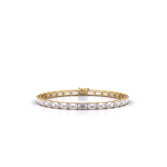 Emerald East-West Tennis Bracelet