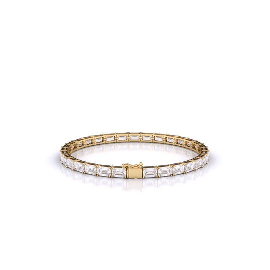 Emerald East-West Tennis Bracelet