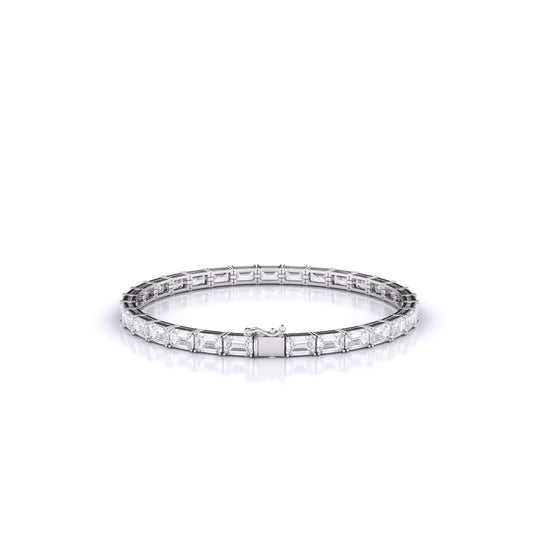 Emerald East-West Tennis Bracelet