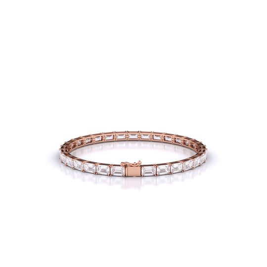 Emerald East-West Tennis Bracelet
