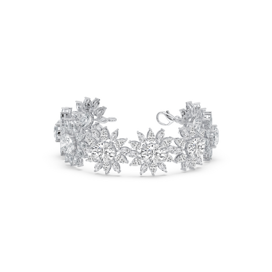 Floral Cluster Bracelet