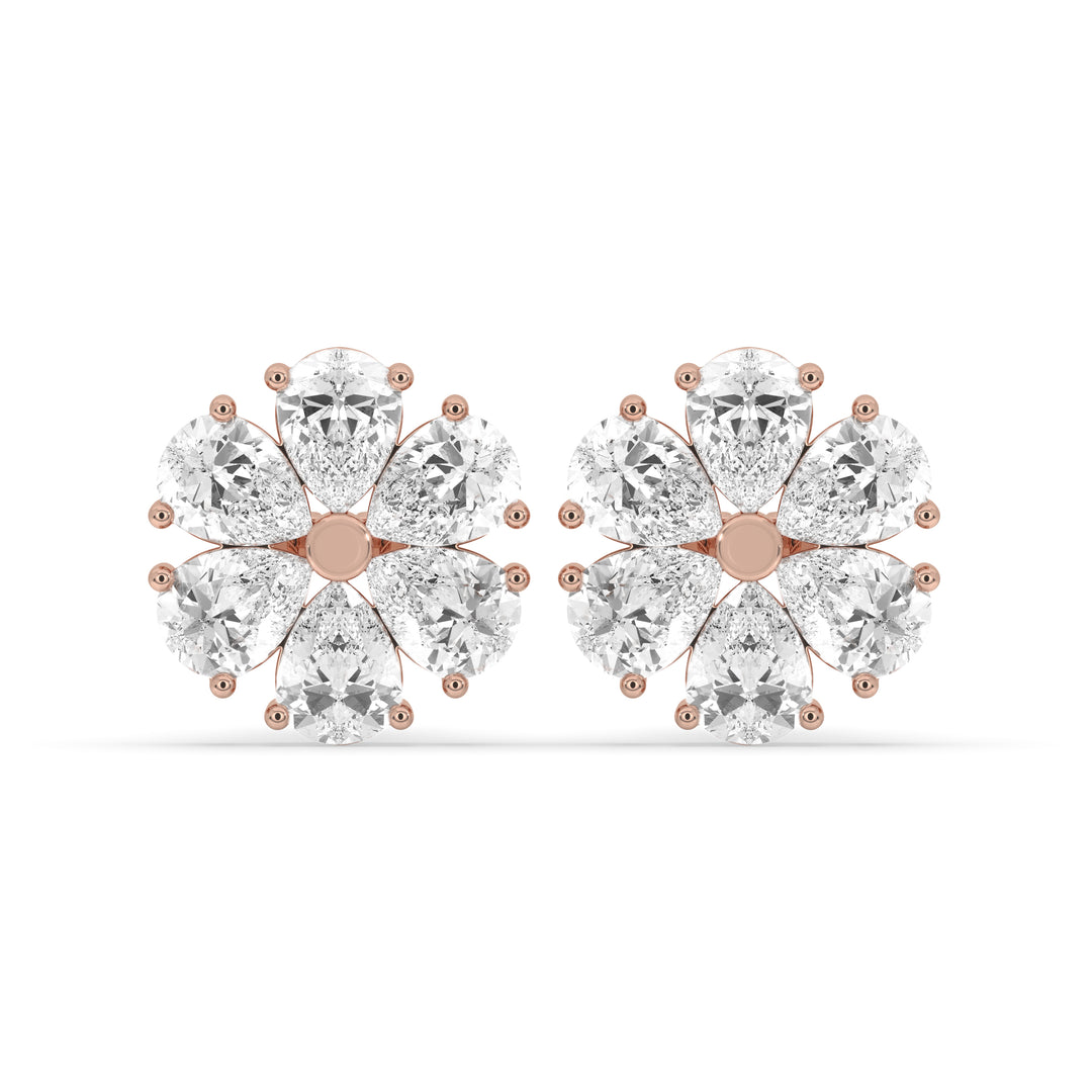 Earring Cluster Flower Set