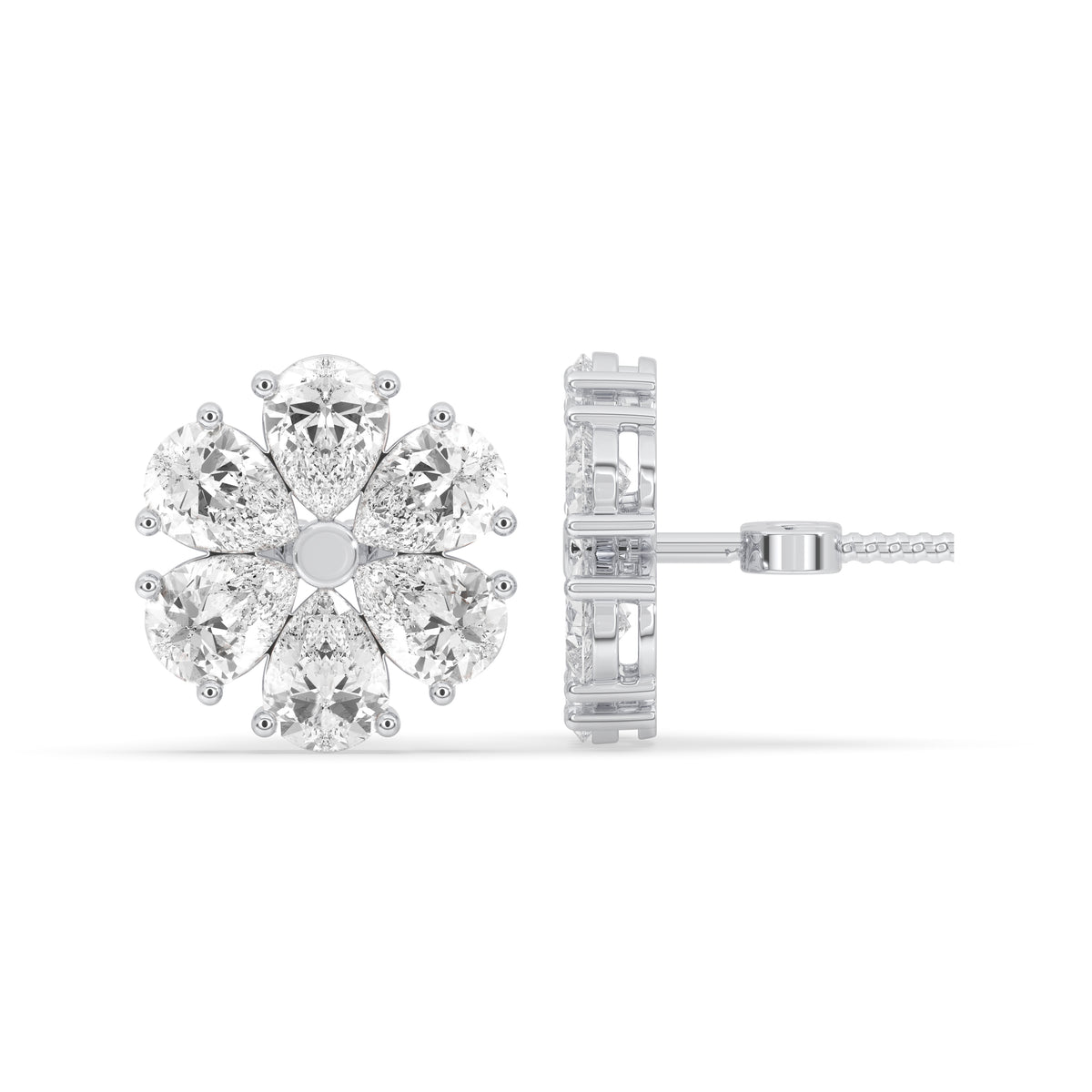 Earring Cluster Flower Set - Second Image
