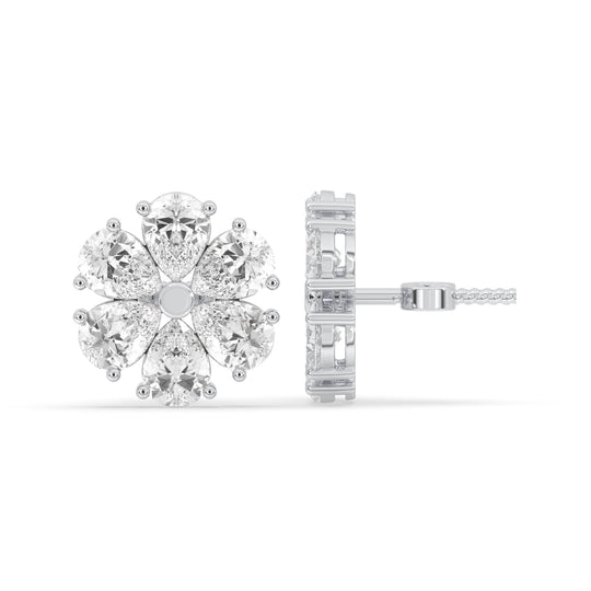 Earring Cluster Flower Set