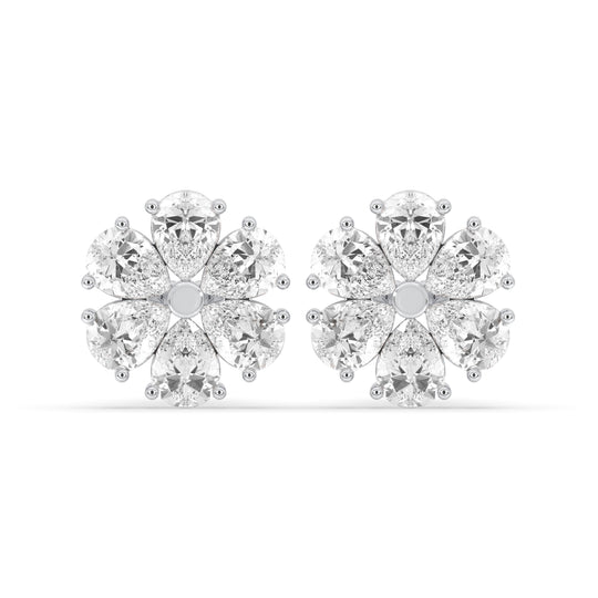 Earring Cluster Flower Set