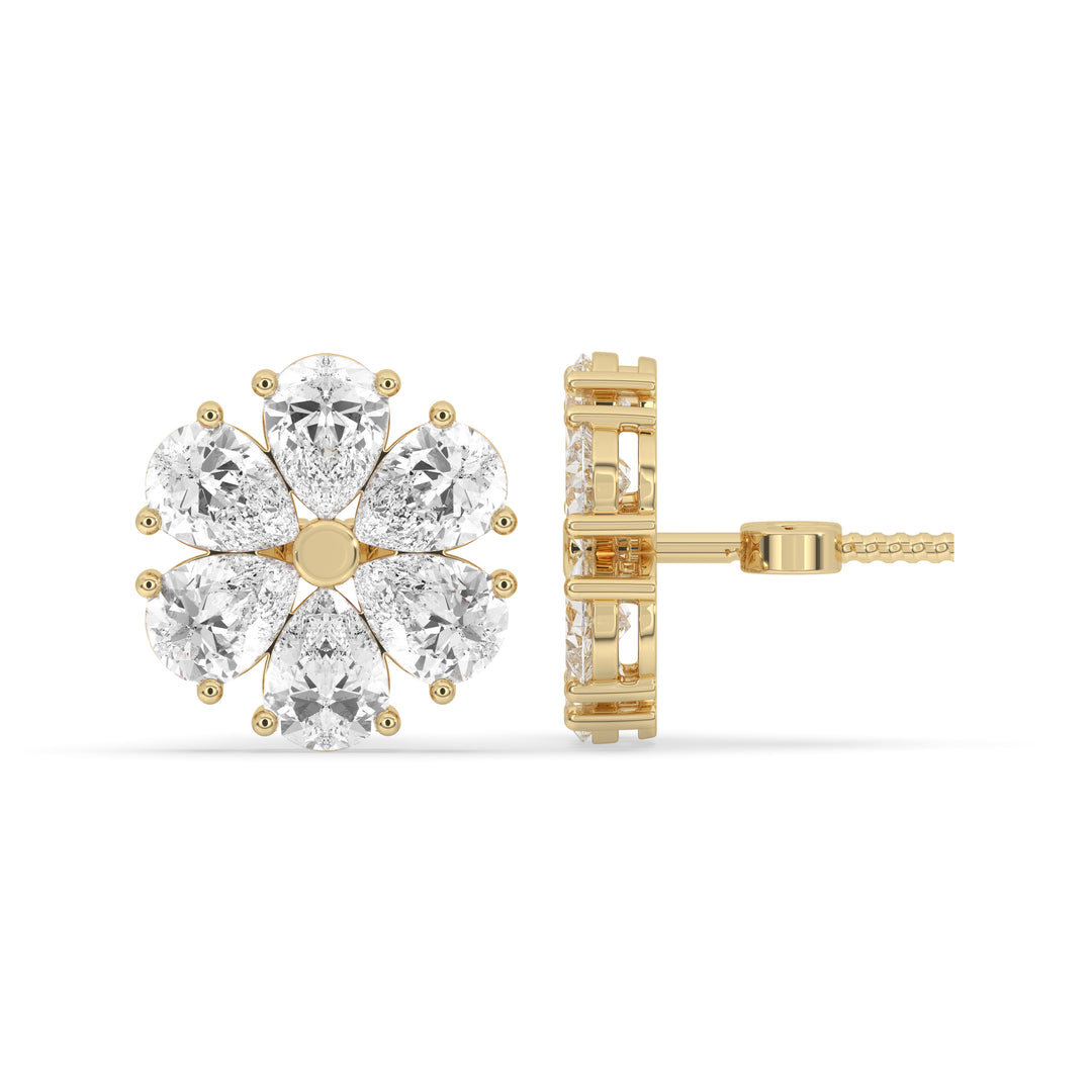 Earring Cluster Flower Set