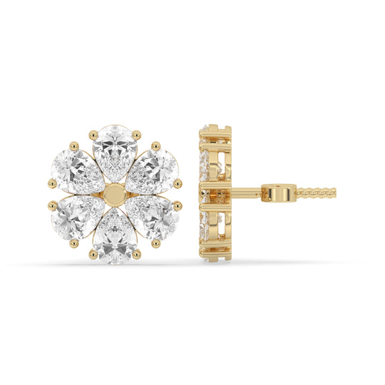 Earring Cluster Flower Set