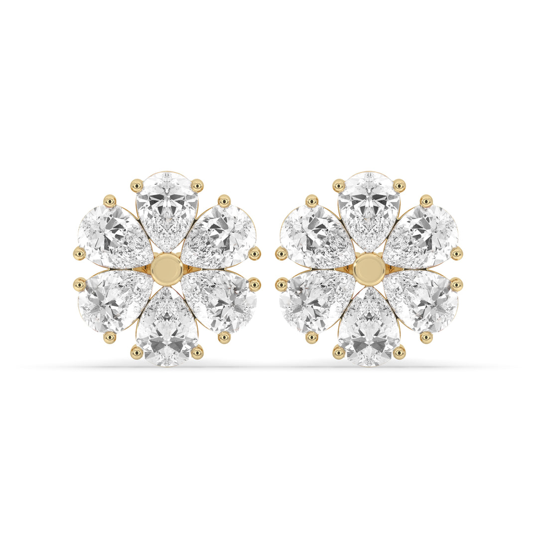 Earring Cluster Flower Set