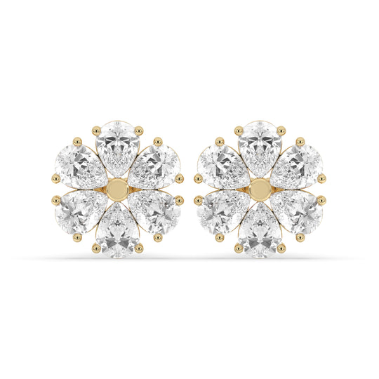 Earring Cluster Flower Set