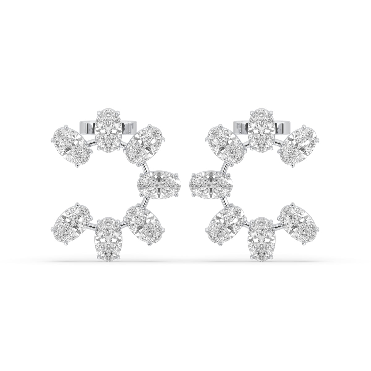 Moval Cut Earrings