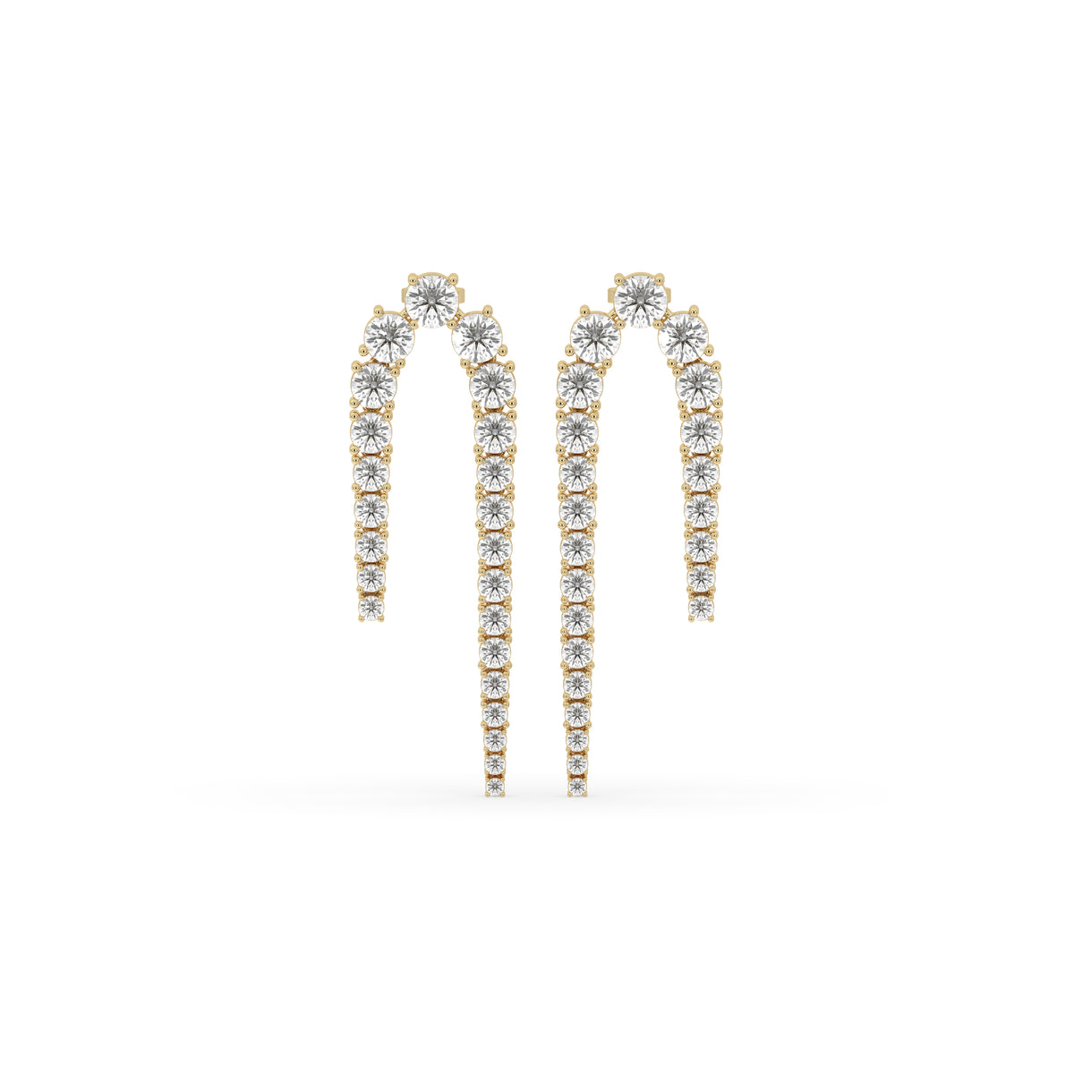 Fancy Drop Earrings - Second Image