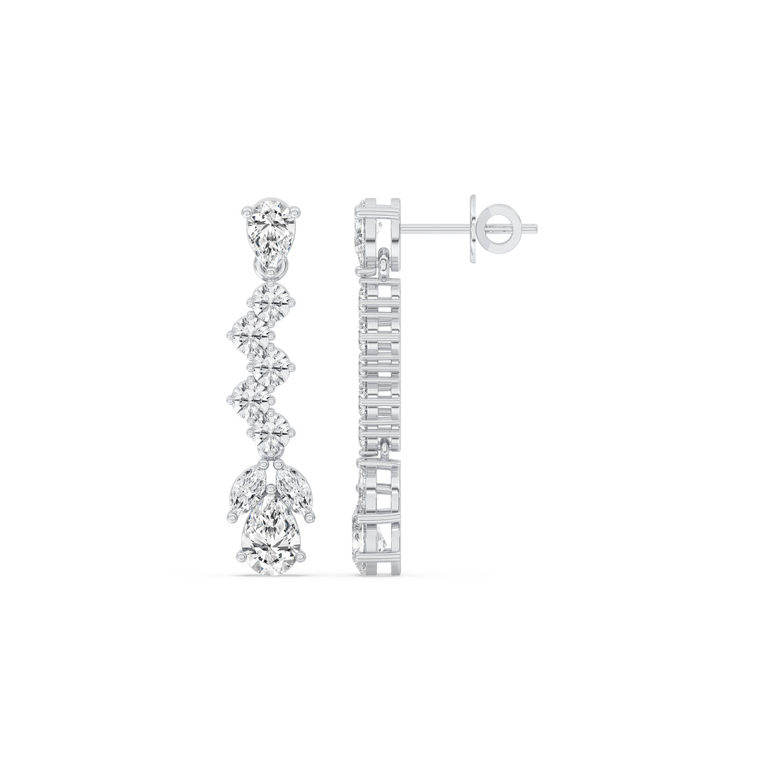 Graduated Fancy Drop Earrings