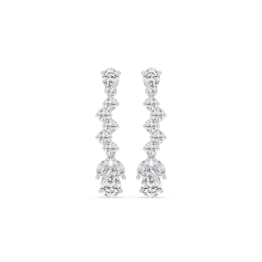 Graduated Fancy Drop Earrings