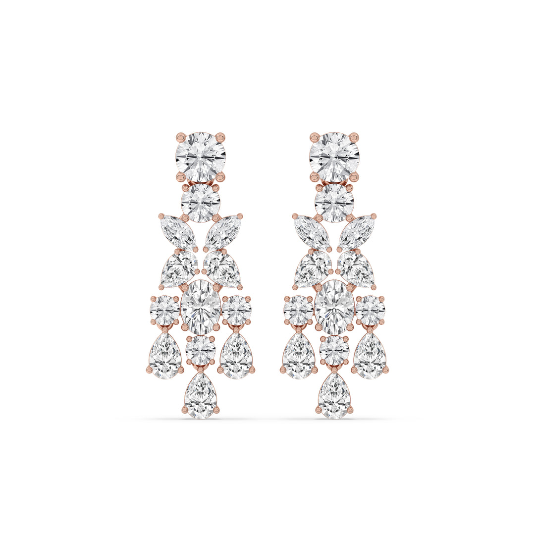 Mixed Fancy Chandelier Earrings