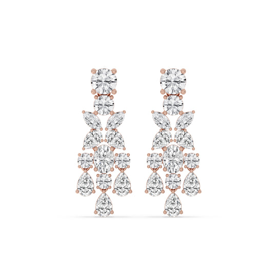 Mixed Fancy Chandelier Earrings