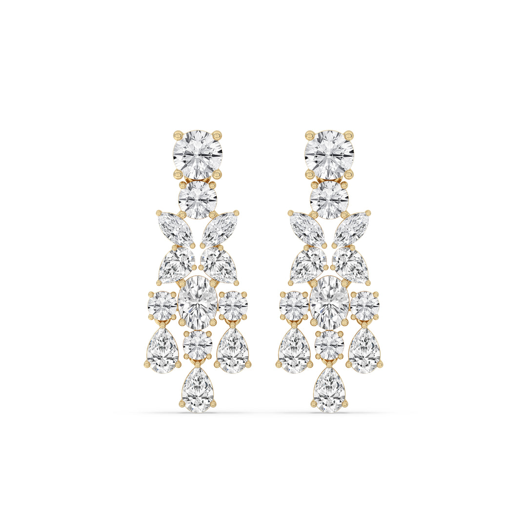 Mixed Fancy Chandelier Earrings