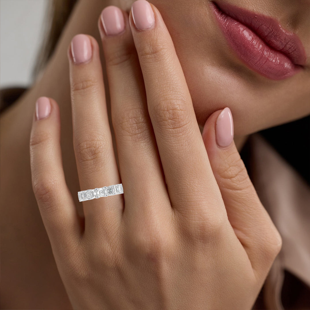 Asscher Eternity Ring