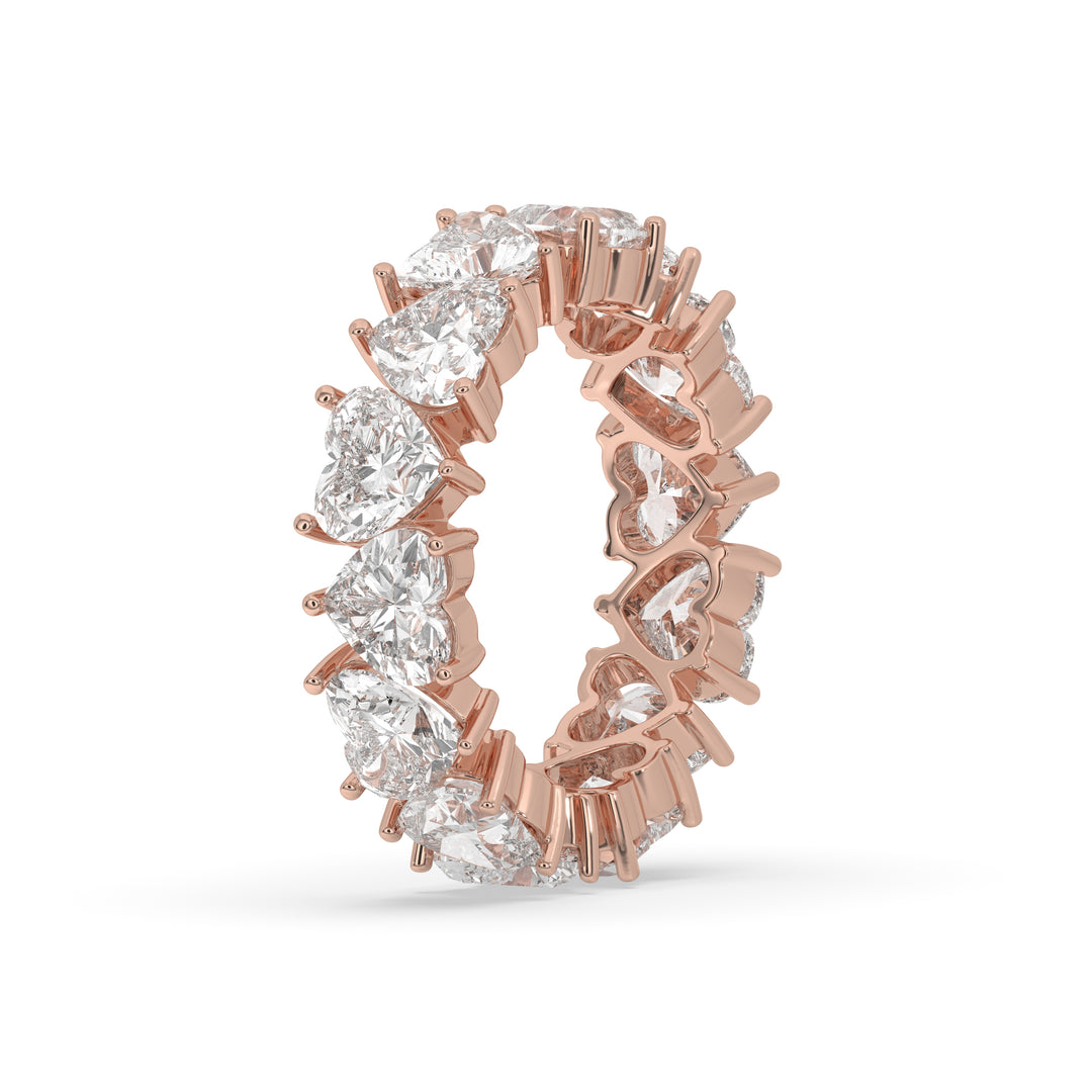 Alternating Heart Eternity Band
