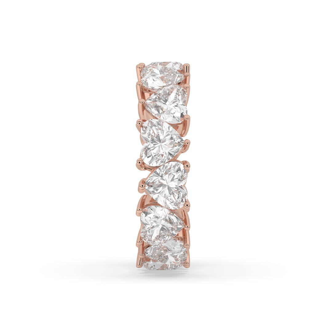 Alternating Heart Eternity Band