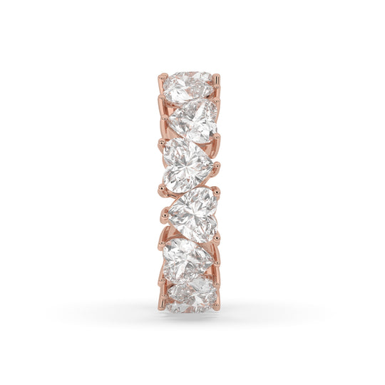 Alternating Heart Eternity Band