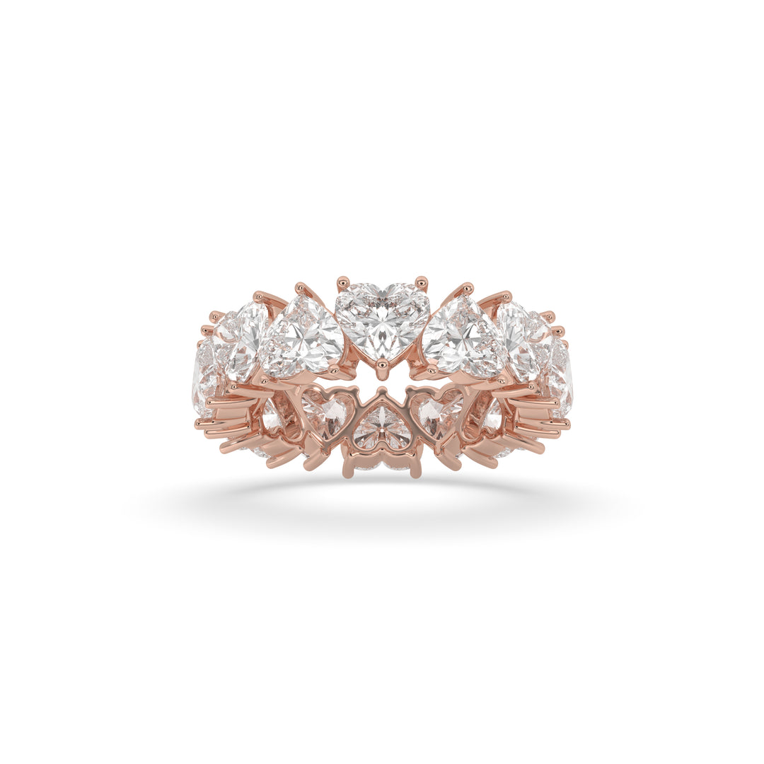 Alternating Heart Eternity Band