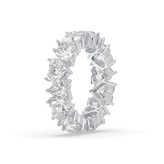 Alternating Heart Eternity Band