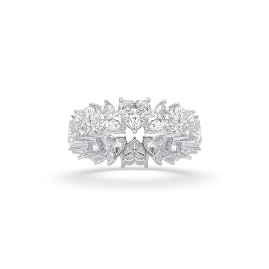 Alternating Heart Eternity Band