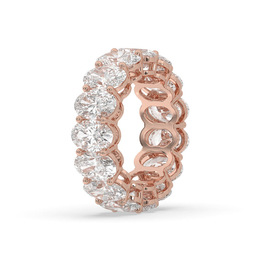 Oval Eternity Band