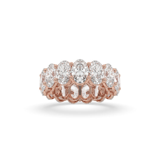 Oval Eternity Band