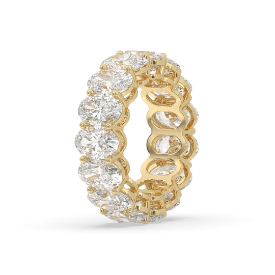 Oval Eternity Band