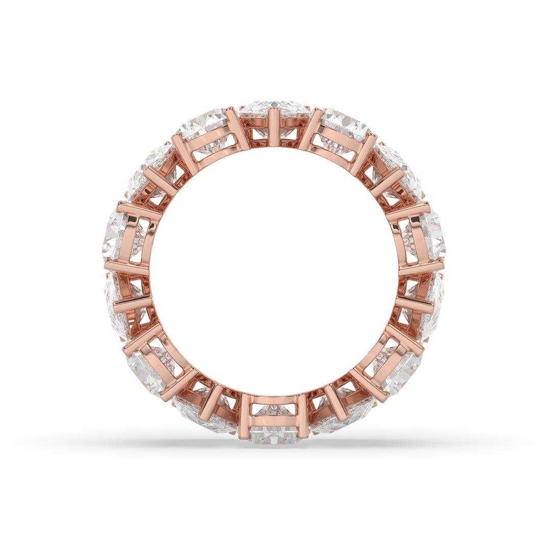 North-South Pear Eternity Band