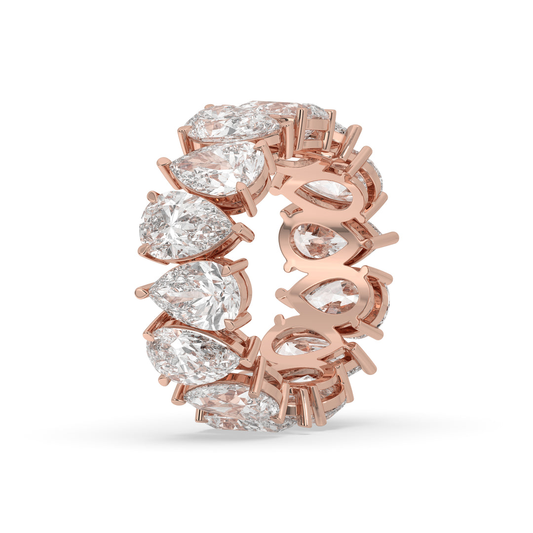 North-South Pear Eternity Band